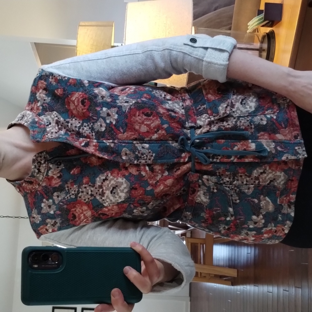 Anthropologie Sweatshirt Jacket